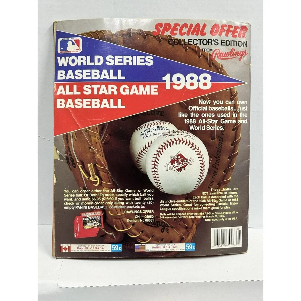 Panini Baseball Sticker Album‎ - 1988 Edition - No Stickers - AUTHENTIC